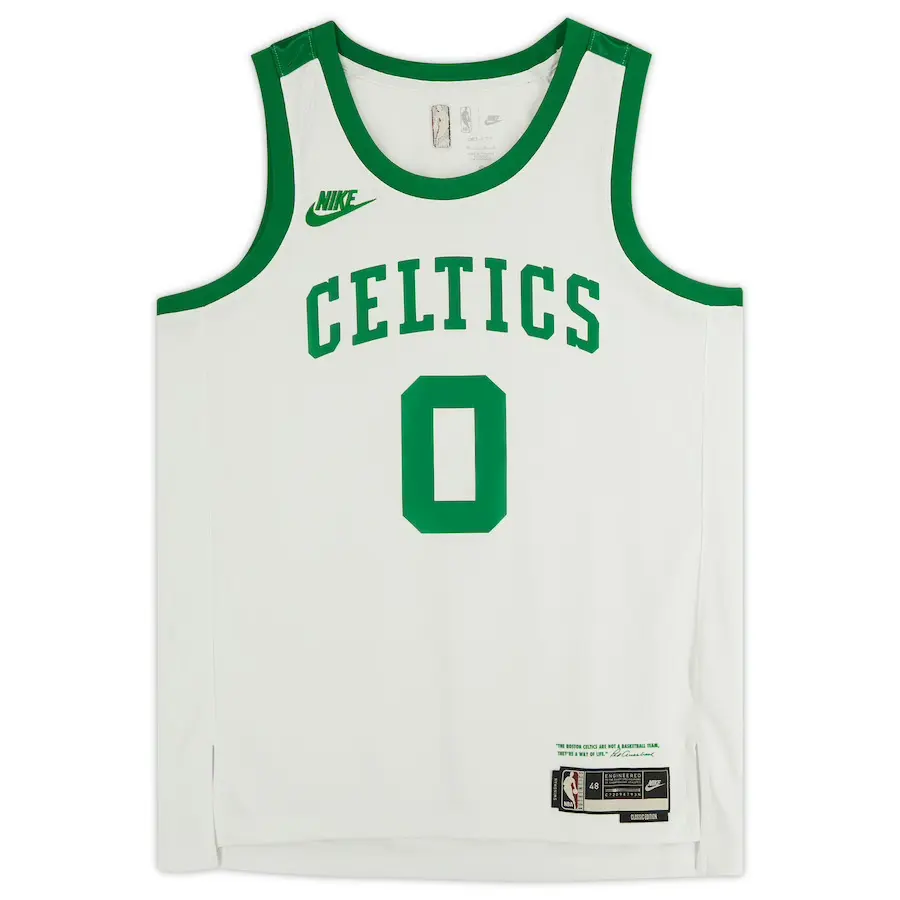 Miniature : Maillot NBA Boston Celtics Year 0 Classic swingman signé par Jayson Tatum