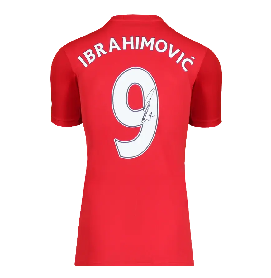 Miniature : Maillot Manchester United 2017 signé par Zlatan Ibrahimovic et encadré