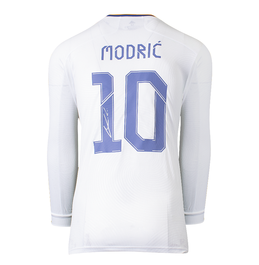 Miniature : Maillot Real Madrid 2022 Champions League signé par Luka Modric et encadré