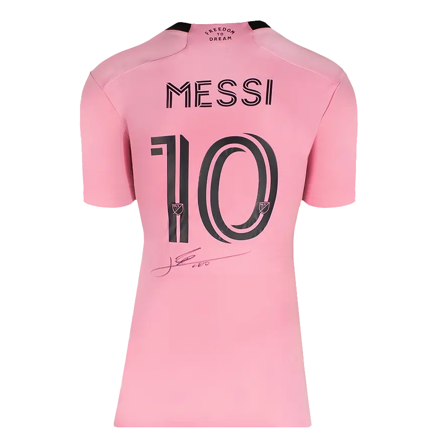 Miniature : Maillot Inter Miami 2024 signé par Lionel Messi et encadré