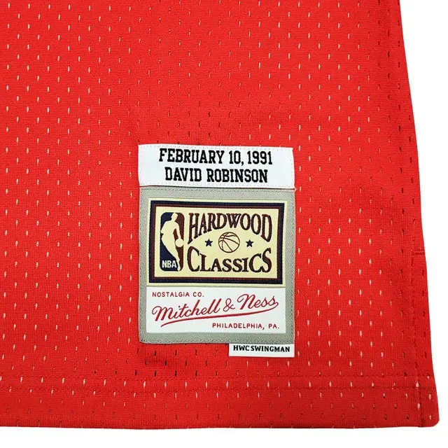 Miniature : Maillot basket NBA All Star Game 1991 swingman signé par David Robinson