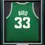 Miniature : Maillot NBA Boston Celtics 1986 Away replica signé par Larry Bird et encadré