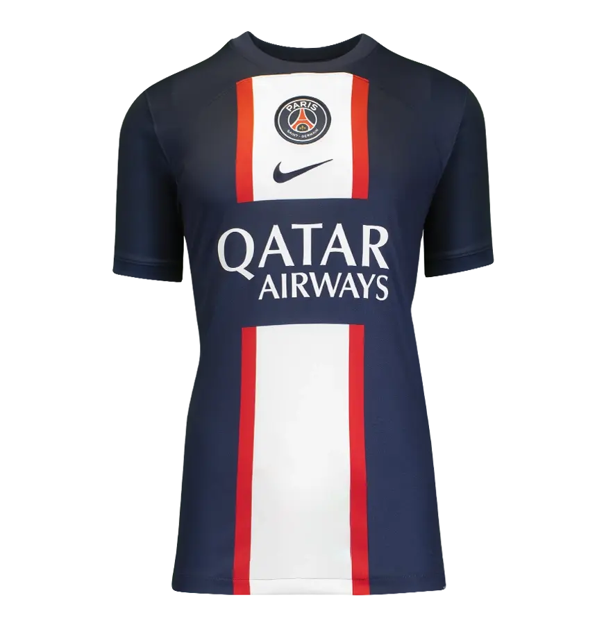 Miniature : Maillot Paris Saint Germain 2023 UCL signé par Neymar et encadré PSG Officiel