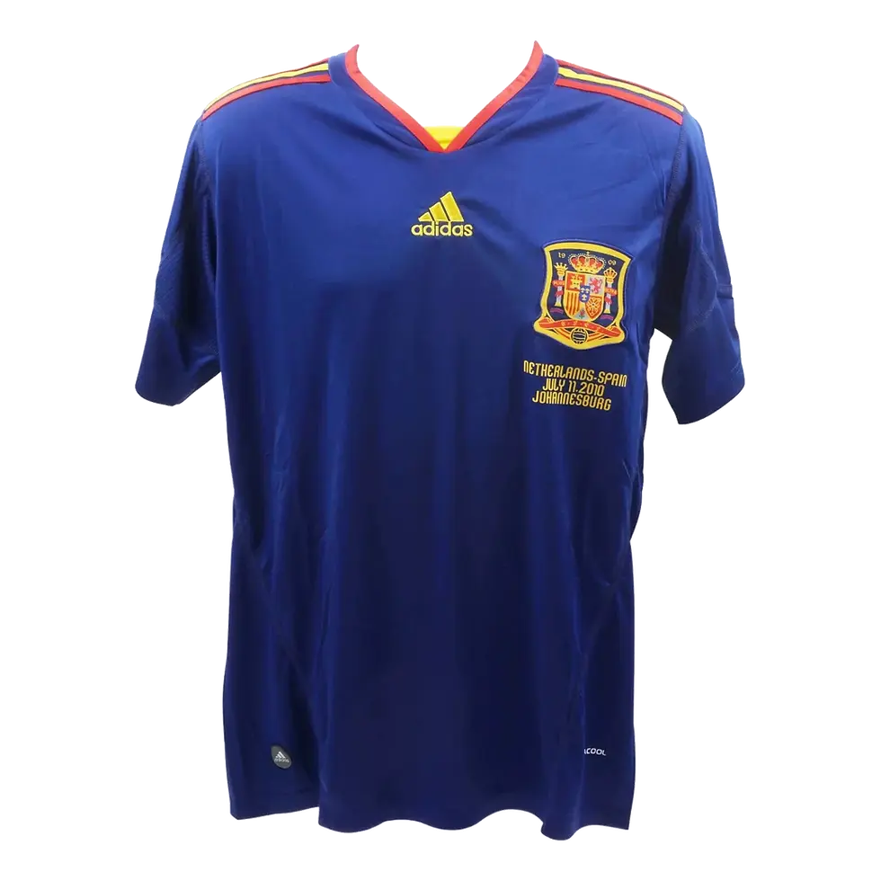 Miniature : Maillot Espagne 2010 extérieur signé par Xavi Hernandez