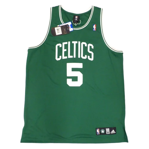 Maillot NBA Dédicacé Kevin Garnett Boston Celtics - Authentifié Beckett, Vert Stat