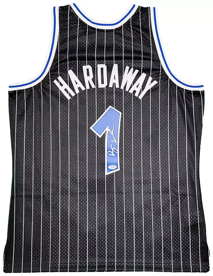 Maillot NBA Orlando Magic 1995 Alternate swingman signé par Penny Hardaway