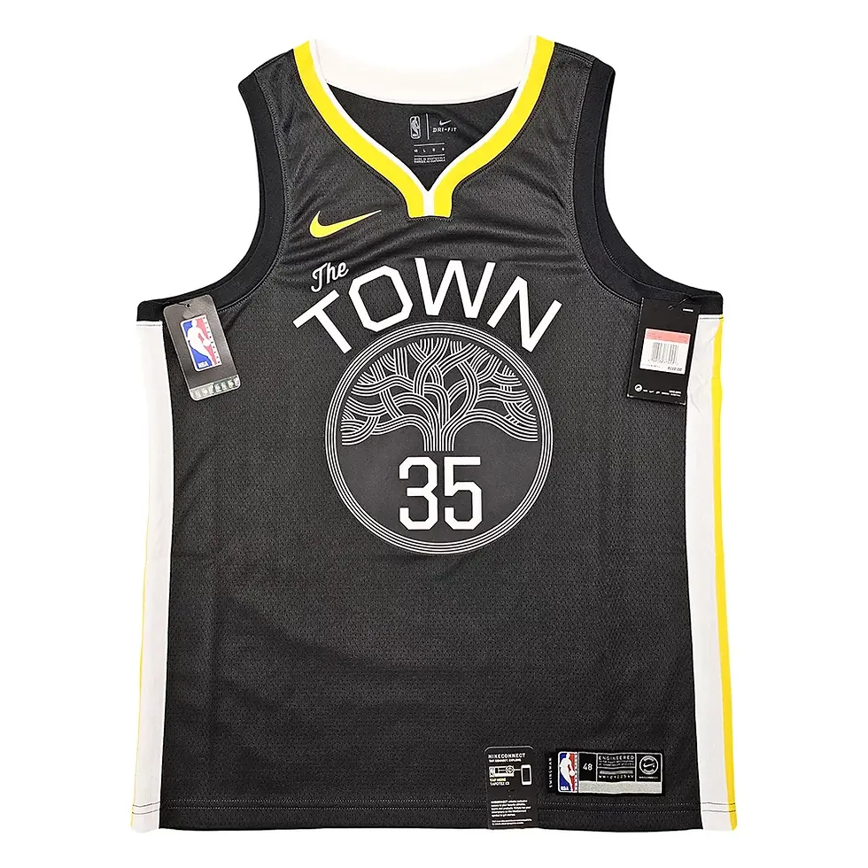 Miniature : Maillot NBA Golden State Warriors 2018 Statement swingman signé par Kevin Durant