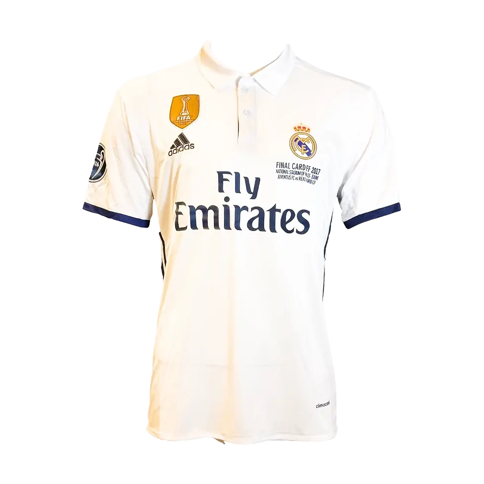 Miniature : Maillot Real Madrid 2017 finale Champions League signé par Cristiano Ronaldo