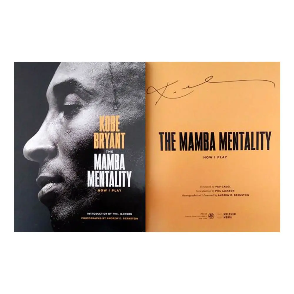 Livre basket NBA ' The Mamba Mentality ' signé par Kobe Bryant