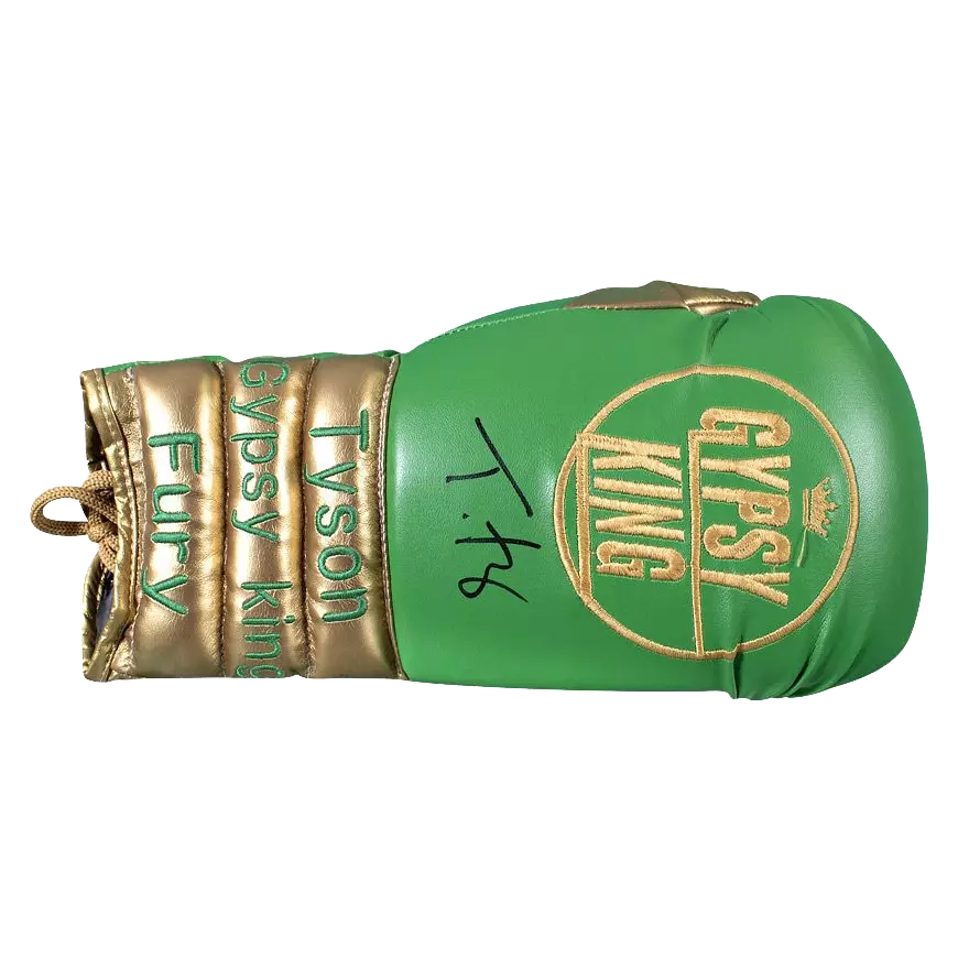 Miniature : Gant boxe Gypsy King signé par Tyson Fury et encadré