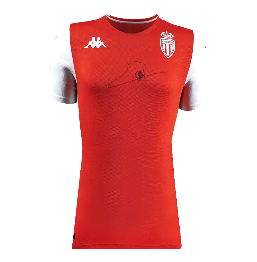 Miniature : Maillot entrainement AS Monaco signé par George Weah et encadré