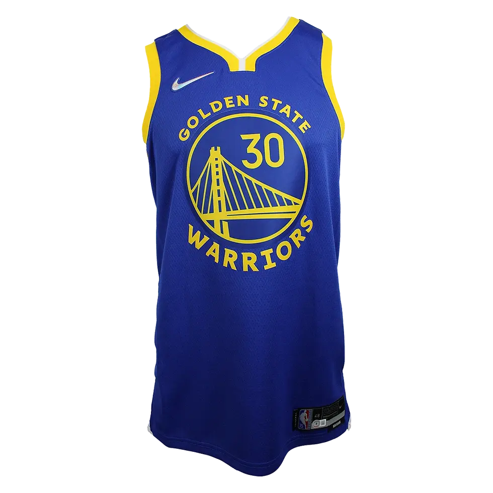 Miniature : Maillot NBA Golden State Warriors 2022 Icon swingman signé par Stephen Curry