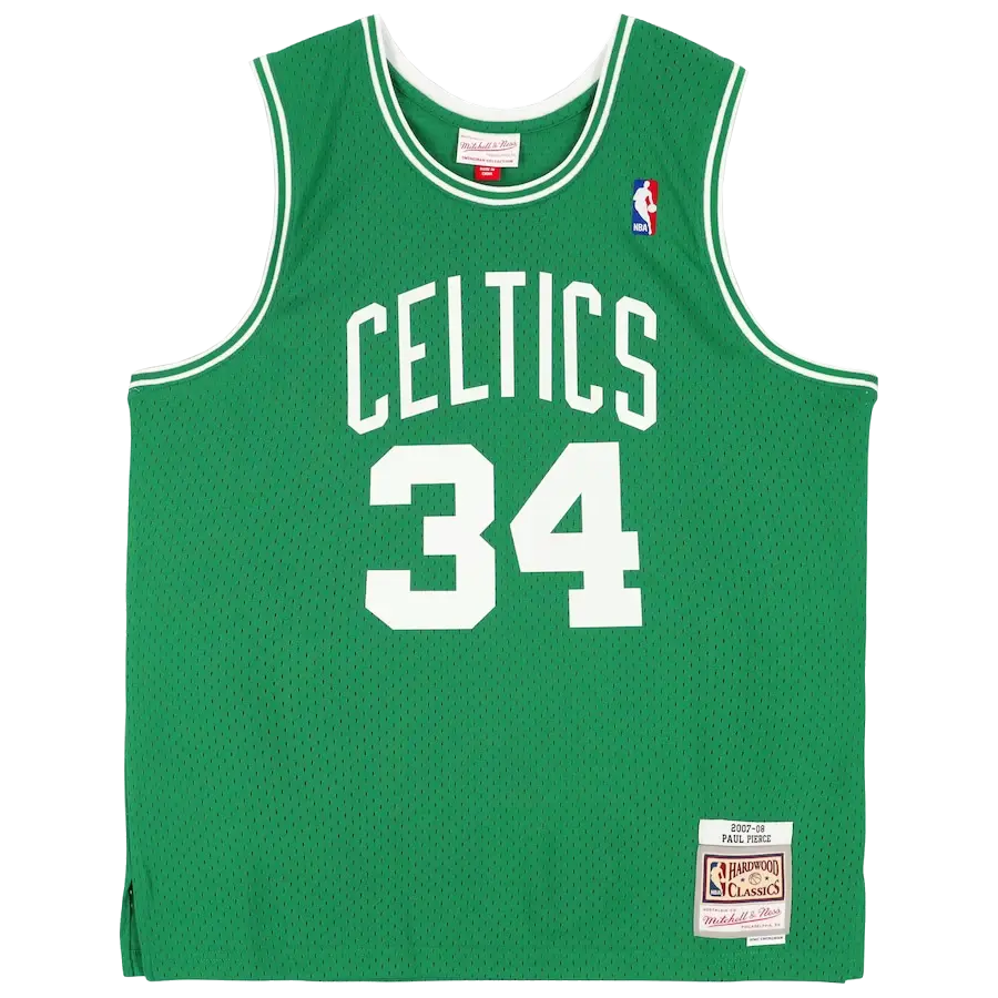 Miniature : Maillot NBA Boston Celtics 2008 Away swingman signé et dédicacé par Paul Pierce