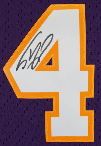 Miniature : Maillot NBA Los Angeles Lakers 2000 Alternate swingman signé Shaquille O'Neal