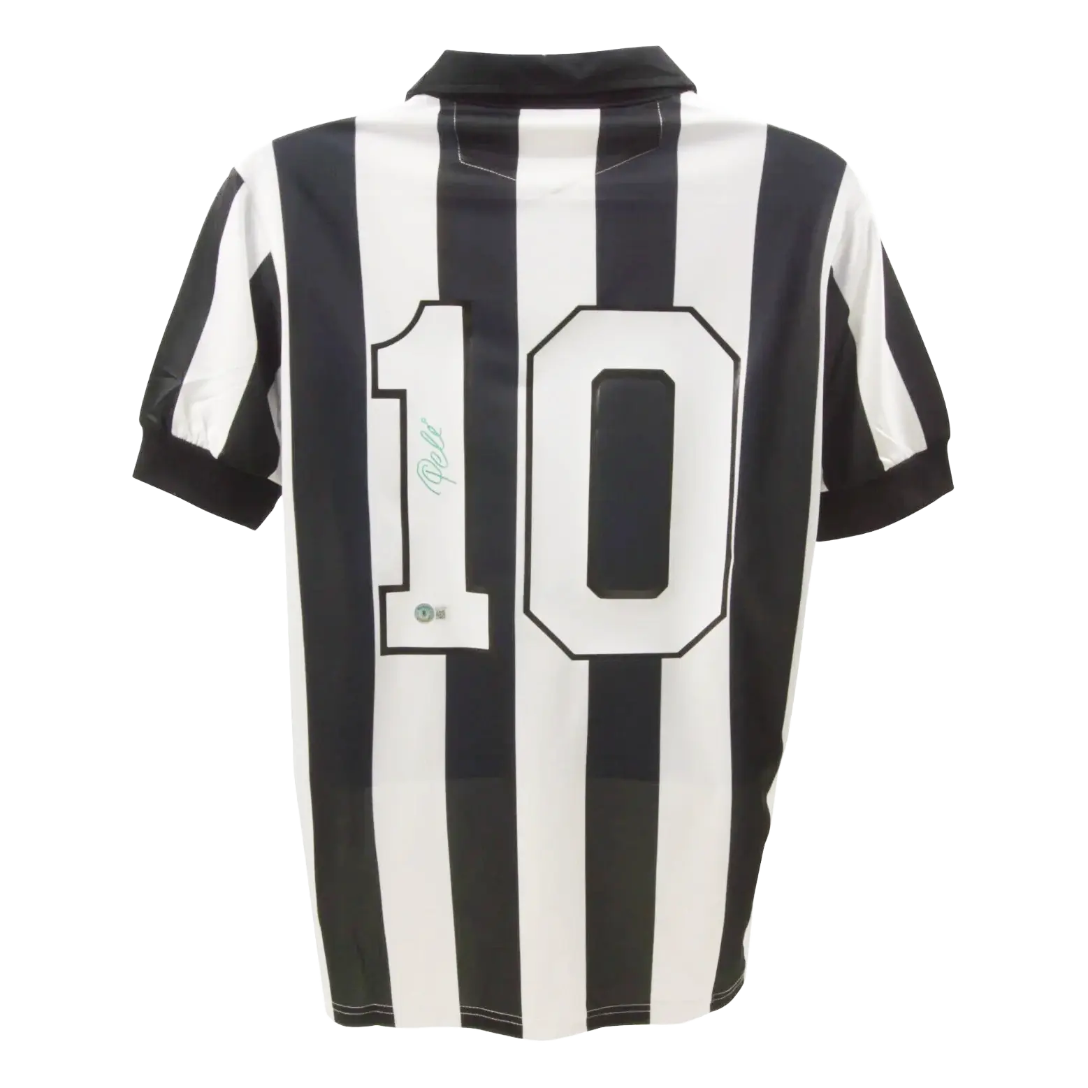 Maillot Santos FC 1968 extérieur signé par Pelé