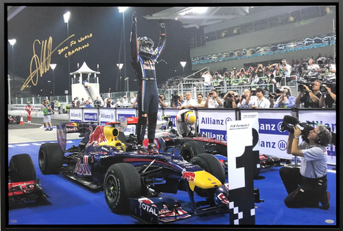 Photo de F1 Formule 1 sur toile de Red Bull Racing à Abu Dhabi en 2010 ...