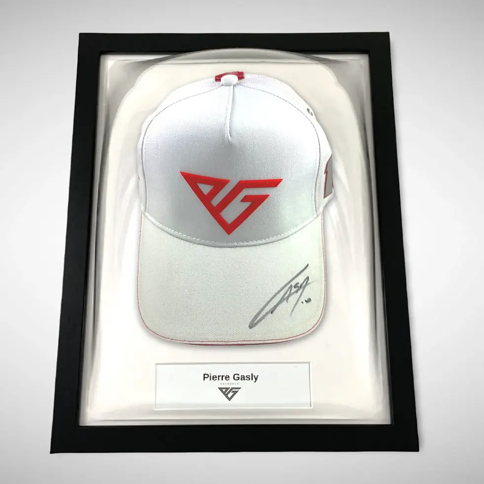 Miniature : Casquette Formule 1 F1 PG blanche signée par Pierre Gasly