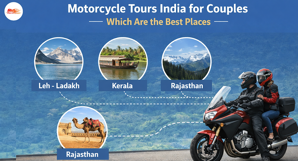 Motorcycle Tours in India for Couples
