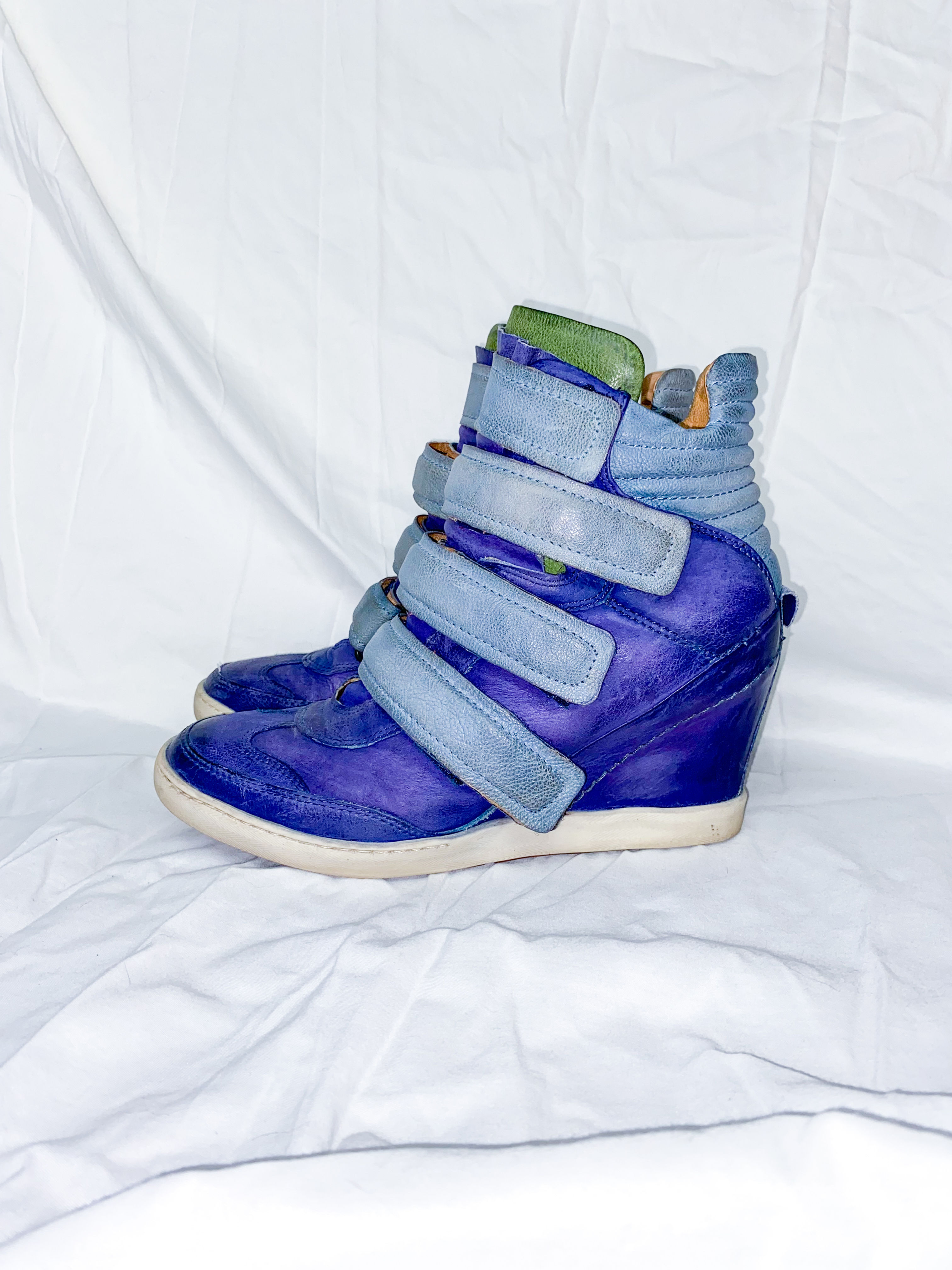 A.S. 98 Wedge Sneakers (purple)