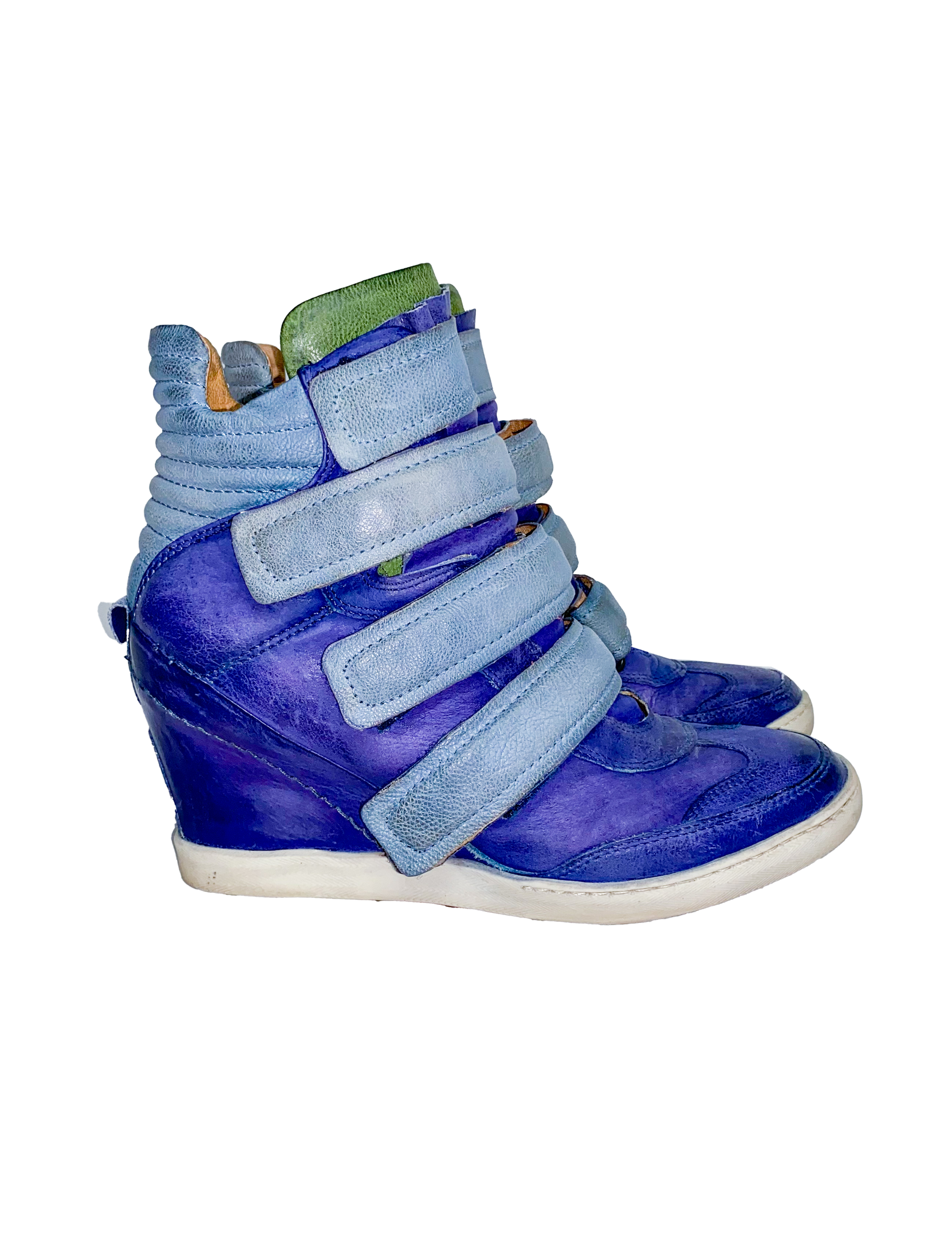 A.S. 98 Wedge Sneakers (purple)