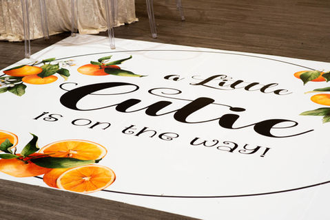 a little cutie is on the way Baby shower