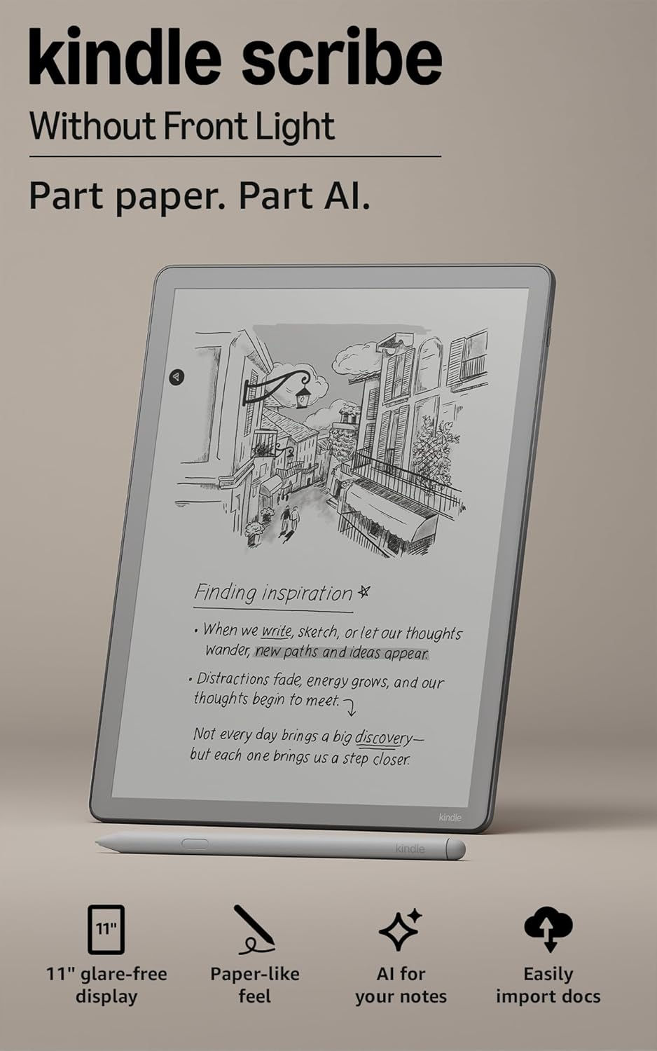 Amazon Kindle Scribe 16GB senza luce frontale ultimo modello 2026