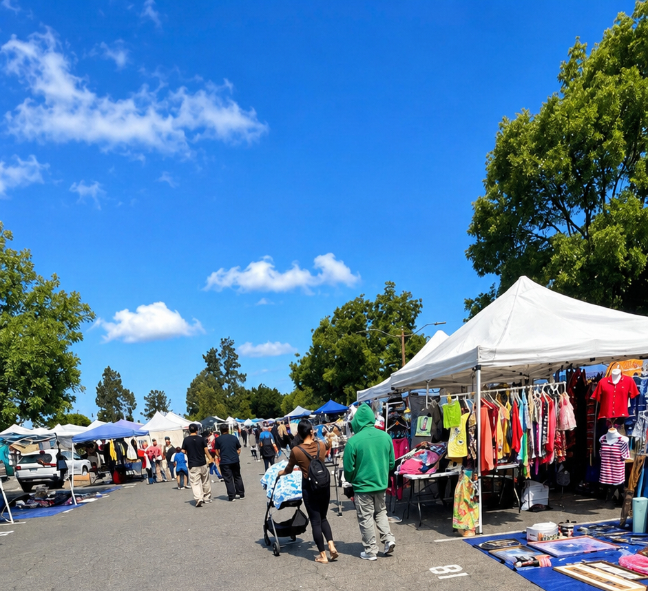What to Expect at a Flea Market in Summer