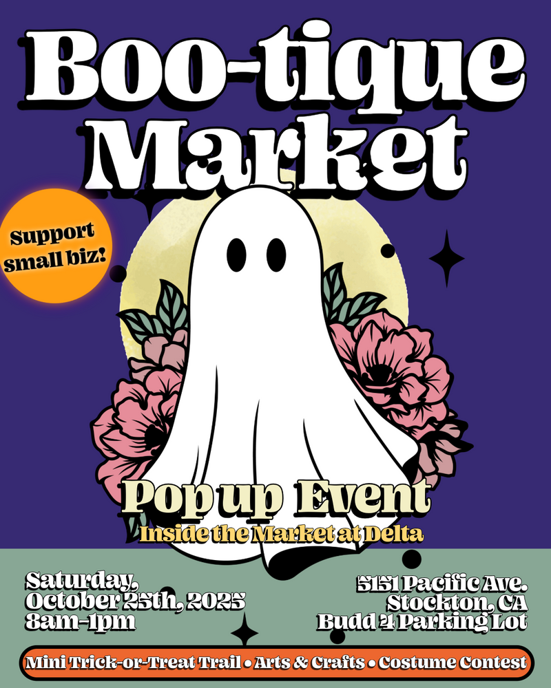 Boo-tique Market at The Market on October 25th!