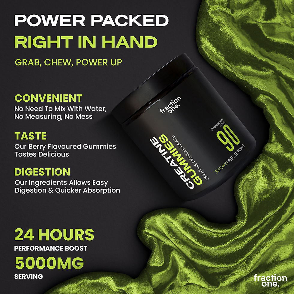 Thumbnail: Creatine Gummies 5000mg Enhanced with BCAA’s (90 Gummies)