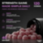 Thumbnail: Creatine Gummies 5000mg Enhanced with BCAA’s (120 Gummies)