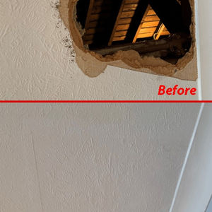 Fixing a hole on a ceiling