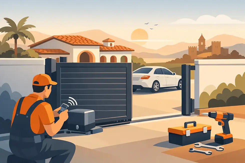 Automatic Driveway Gate Installation in Spain