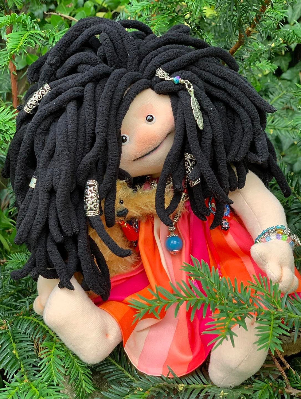 Lilibut Moonbeam Joplin and her ted Dandelion.