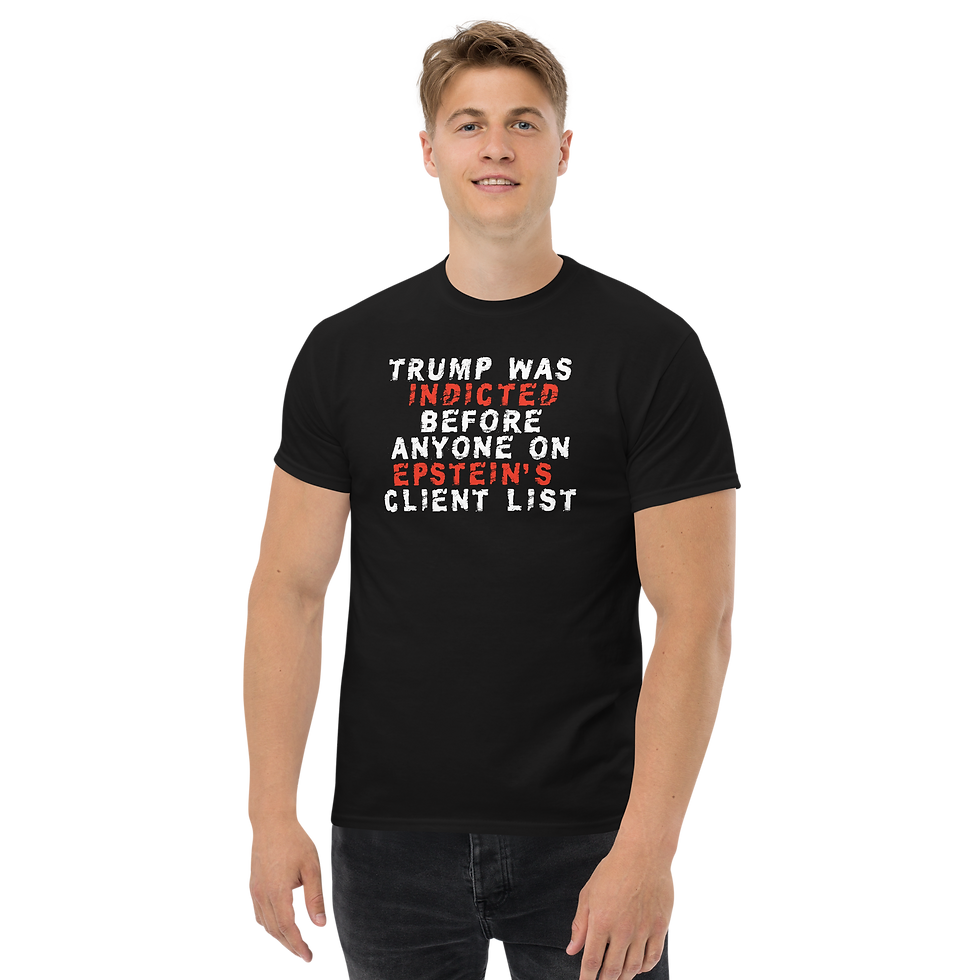 Men's classic tee - Trump Was Indicted
