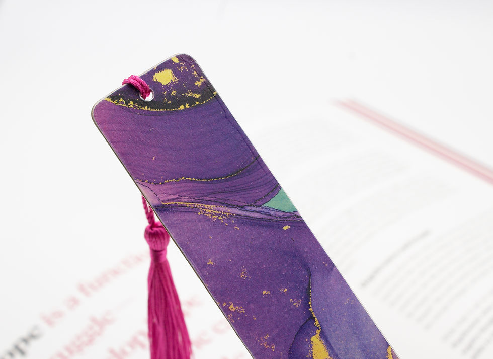 Thumbnail: Wooden decoupage bookmarks