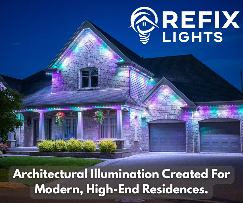 Color changing permanent LED lighting Ottawa