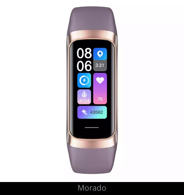 Miniatura: Reloj inteligente Amoled para mujer, pulsera deportiva resistente al agua 