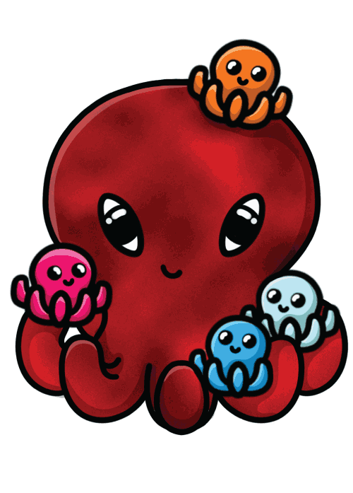 A cartoon of the octopus Sunny