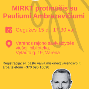MIRKT protmūšis su Pauliumi Ambrazevičiumi