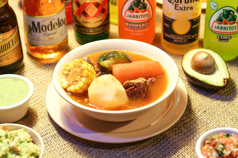 Arranged Food and Objects