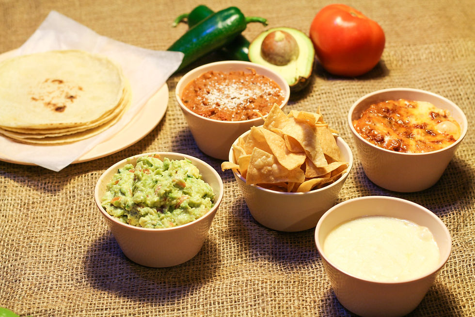 Arranged Food and Objects