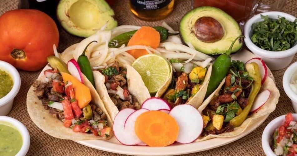 Arranged Food and Objects