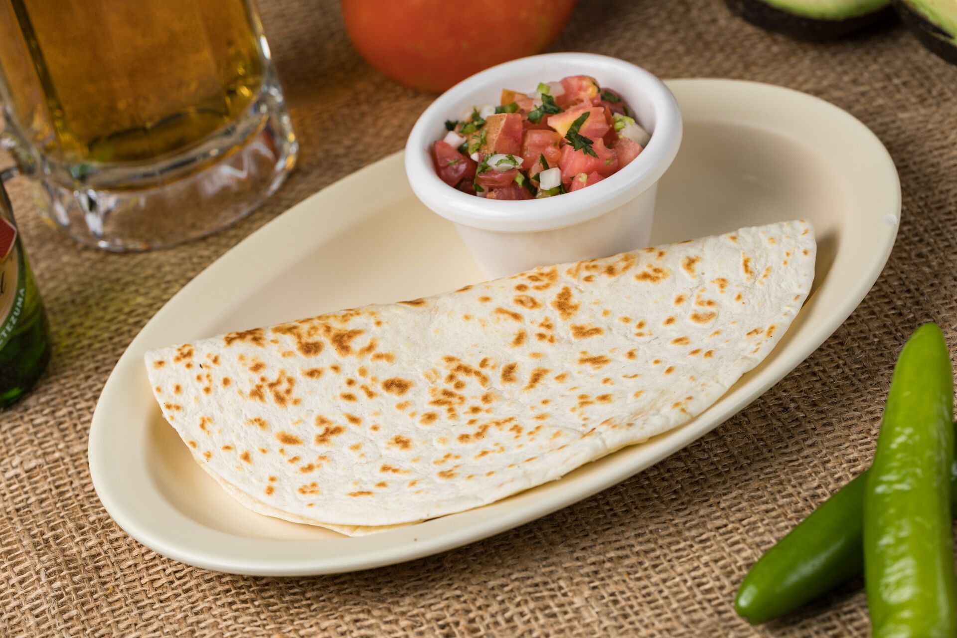 Arranged Food and Objects