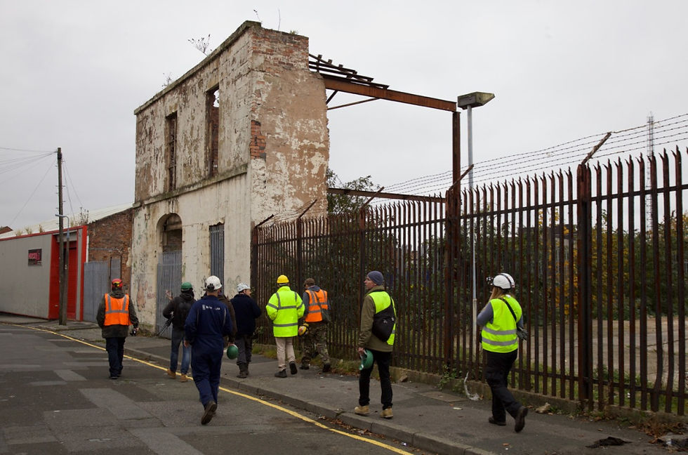 The remains of Joseph Williamson's house on Mason Street, Edge Hill