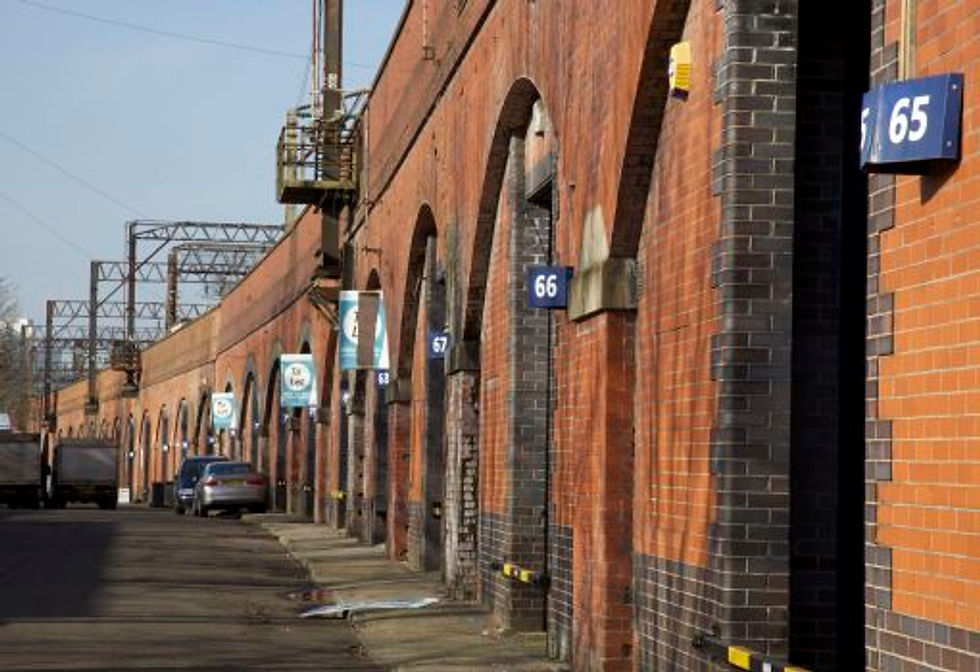1. Arches fronting Temperance Street.