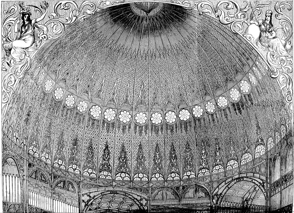 Interior of the New York Crystal Palace, 1853