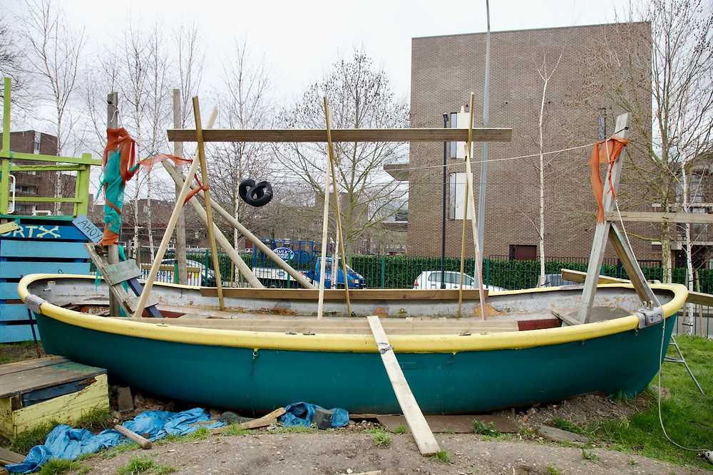 Lollard Street adventure playground, Lambeth, London