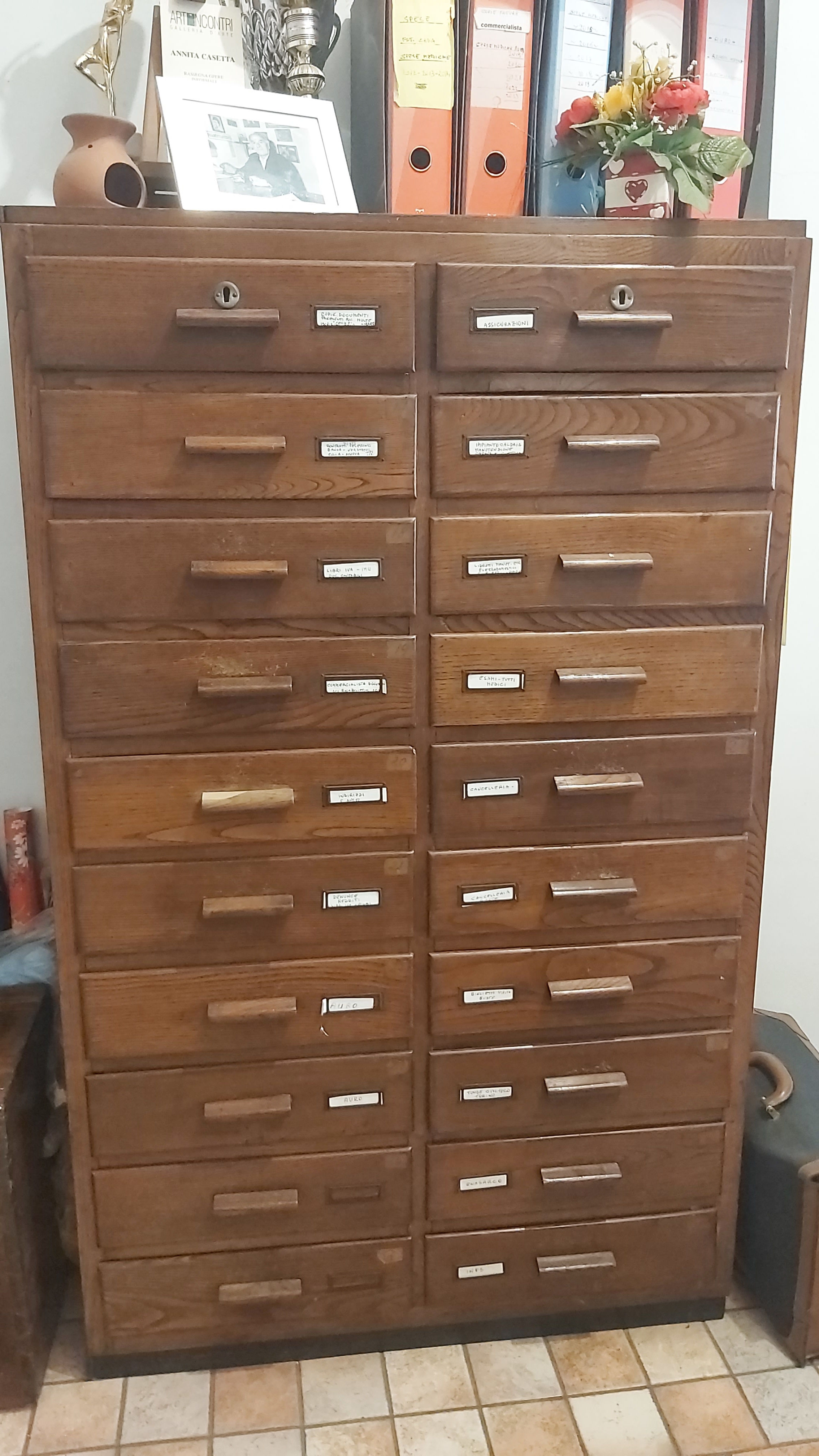 Classificatore archivio vintage anni '50