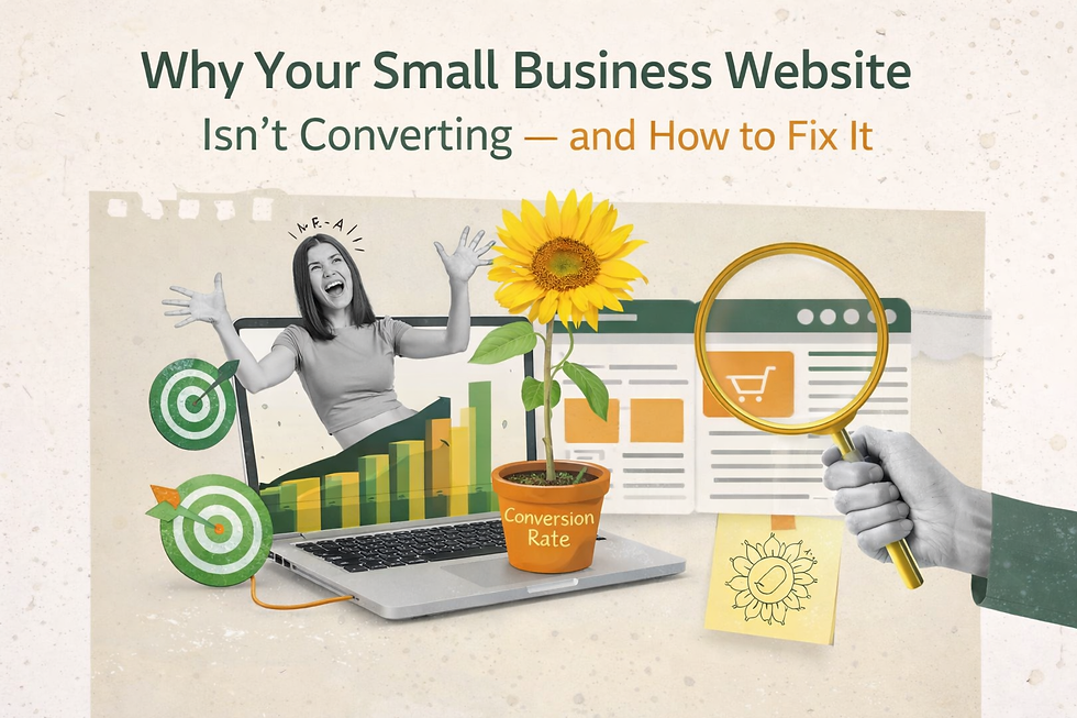 Why Your Small Business Website Isn’t Converting — and How to Fix It