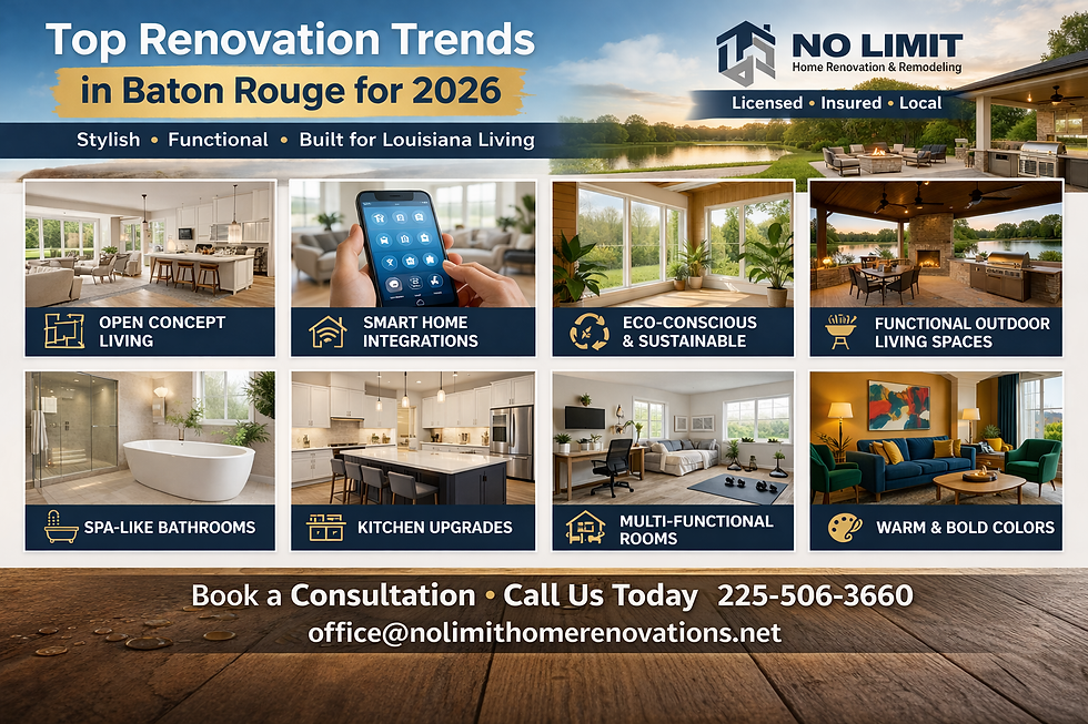 Open Concept Living and Office Space: Top Home Renovation Trends